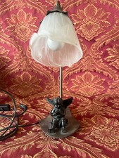 Lampe à l'ange musicien avec tulipe