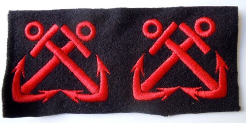 Ancres patch tissu fusiliers - ancres,
