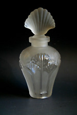 BOUTEILLE DE PARFUM ART DECO EN VERRE FRANÇAIS