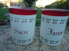 2 Anciens Pots à Condiment