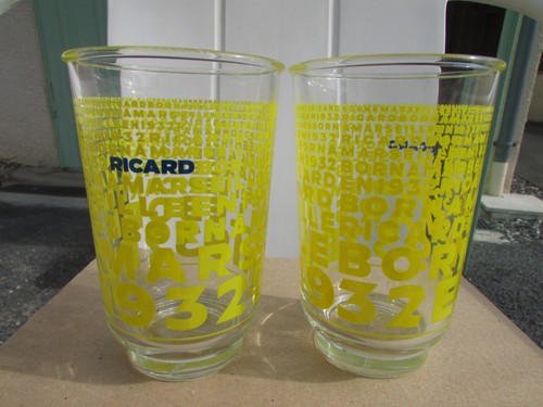 Lot verres à - lot, ricard