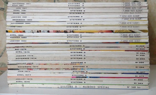 Lot magazines systeme d - magazines,