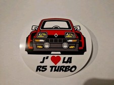 Stickers Autocollant Adhésif Renault 5 Turbo 9,5 Cm Polymere