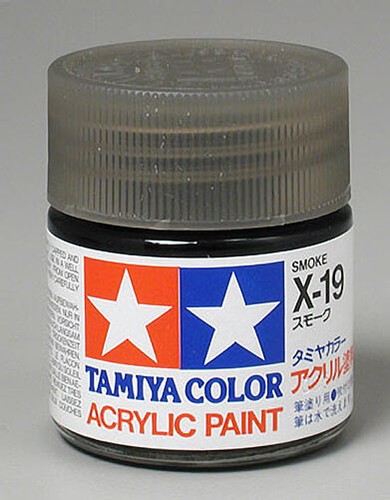 Tamiya acrylic smoke 3 4 - acrylic,