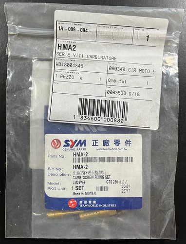 Kit vis pour carburateur sym - vis,