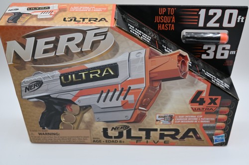 Nerf ultra five blaster dart - blaster, 4-dart