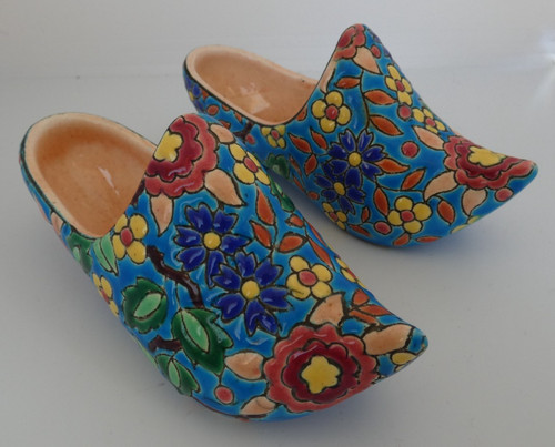 Petits sabots motifs fleurs - motifs, à
