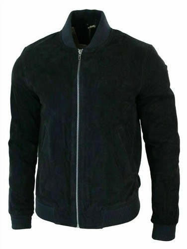 Veste cuir suédé agneau - en,