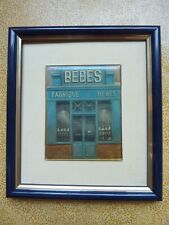 Cadre décor mural "Fabrique de bébés" en peinture émaillée sur fond de toile