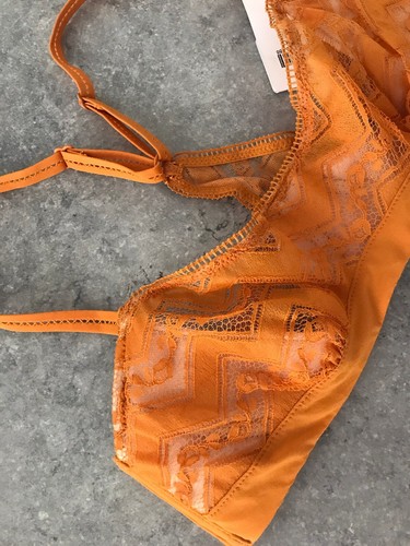 Soutien gorge bandeau orange - soutien,