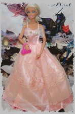 Robe Satinée Saumon Tablier