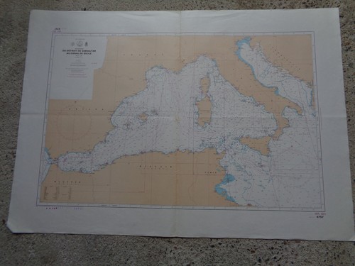 Carte marine détroit de - marine, /