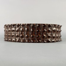 Ceinture En Cuir De Crocodile