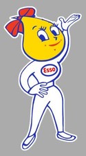 Esso sticker vinyle - mme,