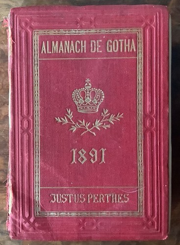 Almanach gotha 1891 - almanach,