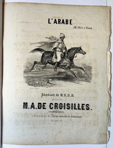 Cheval arabe l - arabe,