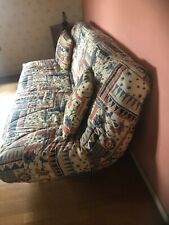 banquette Claudine 190x94x94 convertible clic-clac avec coffre et 2 coussins