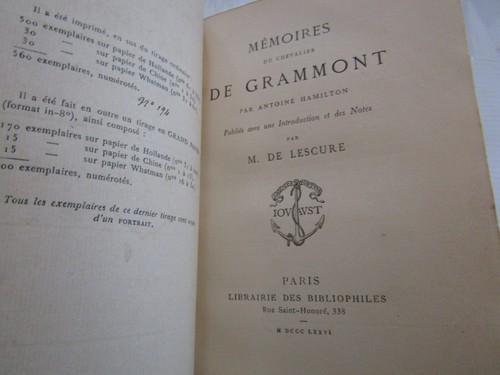 Mémoires chevalier de - du,