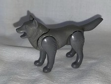 Playmobil Loup Gris Forêt Château Montagne Zoo Animaux