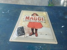 PLAQUE EN TOLE MAGGI