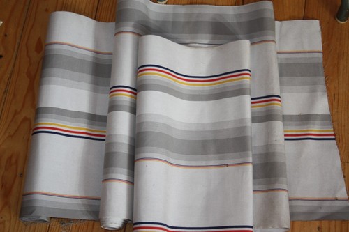 Tissu vintage toile - tissu,