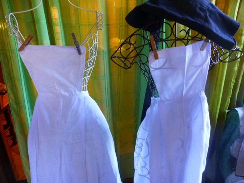 Lot 2tabliers blancs - lot,