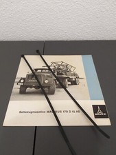 TRES Rare brochure catalogue  camion MAGIRUS DEUTZ  170 D  15  AS  4 X 4 export