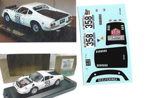 decalcomanie decals 1/43 Vitesse Ferrari Dino 246 GT Giro Italia 1975