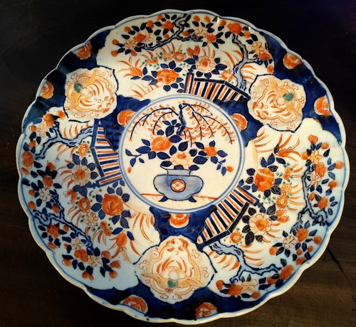 Plat japonais imari - imari, ancien
