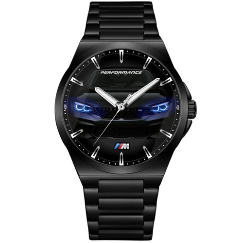Montre acier noir fan - acier,