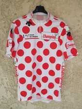 Maillot à pois cycliste LE TOUR DE FRANCE vintage shirt trikot jersey maglia XL