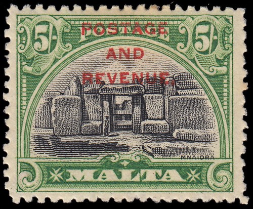 Malte 152 1928 timbre - timbre, avec