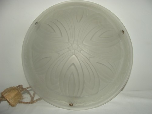 Ancien plafonnier verre - ancien,