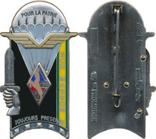 MASSON, SCH, 195° ENSOA,TAP Infanterie, suspentes bleues,A.B. 4707 (1405)