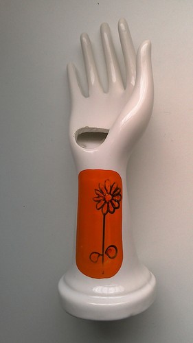 Vase main uniflore - vase, en