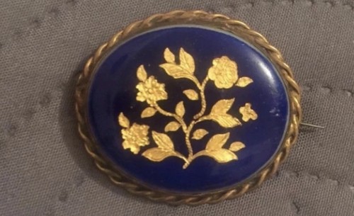 Broche ancienne porcelaine - broche,