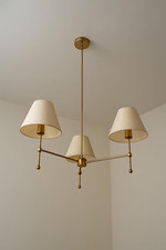 Lustre en laiton 3 lumières