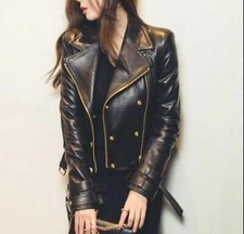 Nouveau Veste En Cuir