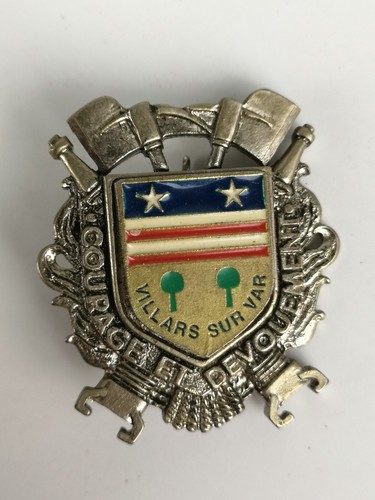 Insigne pompier courage et - pompier,
