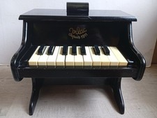 Vilac - Jouet en bois 1er Age - Piano noir parfait etat fonctionnement testé OK