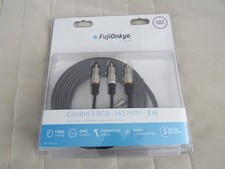 Cordon 3 RCA audio - vidéo