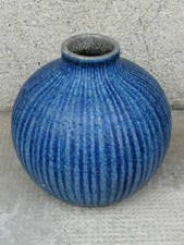 Vase boule striures design 50