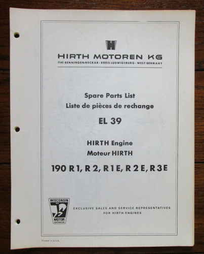 Hirth motoren spare - hirth,