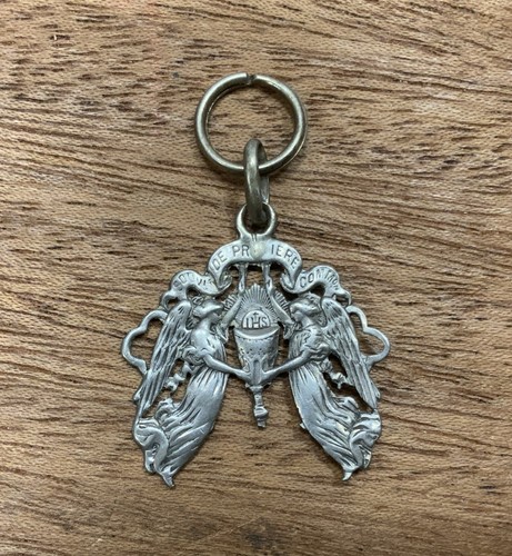 Pendentif art déco argent - en,