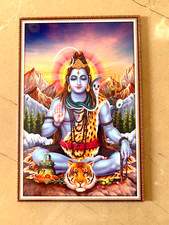 Hindou Dieu Shiv Céramique Carrelage pour Maison Spirituel Décor 30 X 20 CM