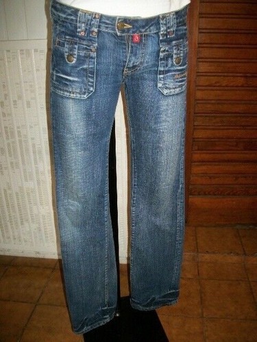 Y2k vintage pantalon jeans - vintage,