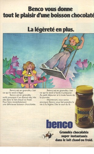 Publicite 1972 benco boisson - 1972,