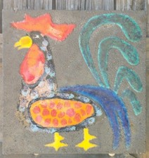 VINTAGE CARREAU MURAL CéRAMIQUE VALLAURIs???