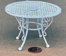 Poupées Maison Métal Blanc