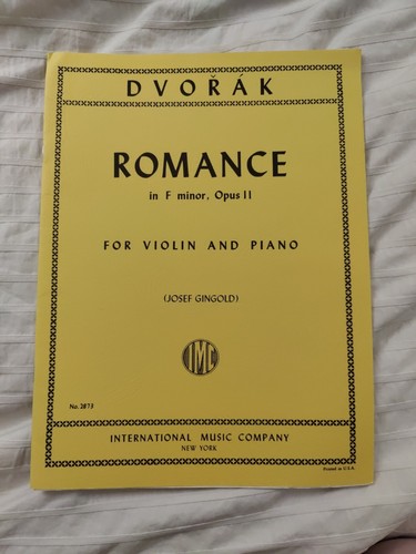 Dvorak romance f minor - dvorak:,